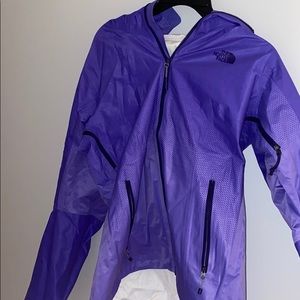 Hooded North Face rain jacket